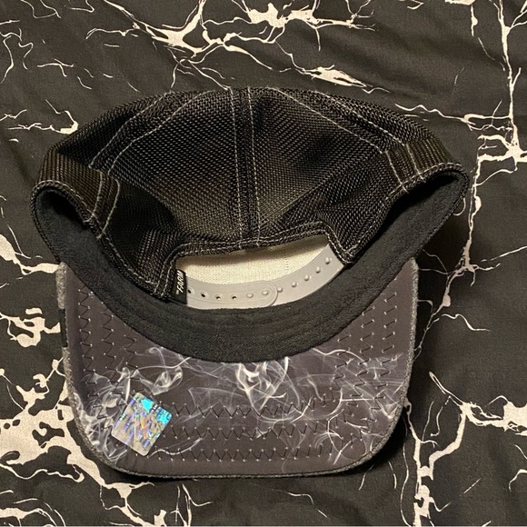 Goorin Bros 🦈 Hammer Shark Noir Capsule The Farm Trucker Cap Hat - Picture 3 of 10
